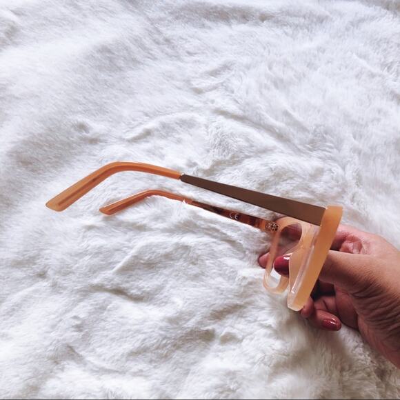 Chels Clear Pink Computer Blue Light Glasses - Picture 8 of 11